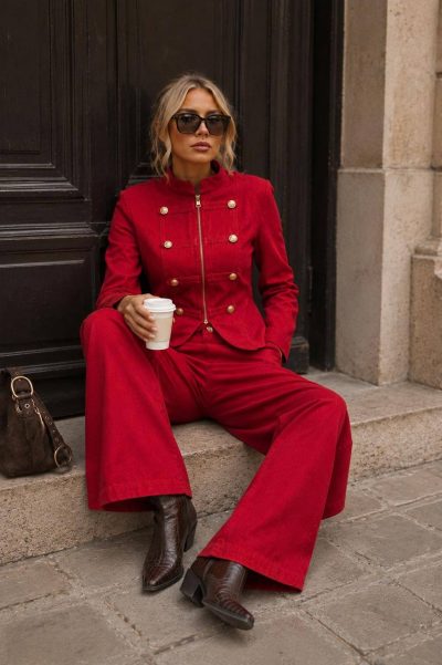 OFFICER CHIC SET 32157 — TOP-ΜΠΛΟΥΖΕΣ-ΠΟΥΚΑΜΙΣΑ