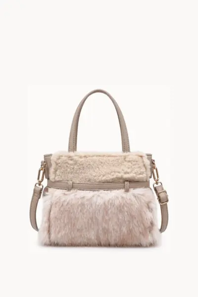 DUAL FAUX FUR TOTE BAG — ΤΣΑΝΤΕΣ (6)