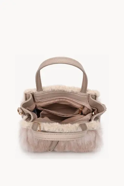 DUAL FAUX FUR TOTE BAG — ΤΣΑΝΤΕΣ (7)