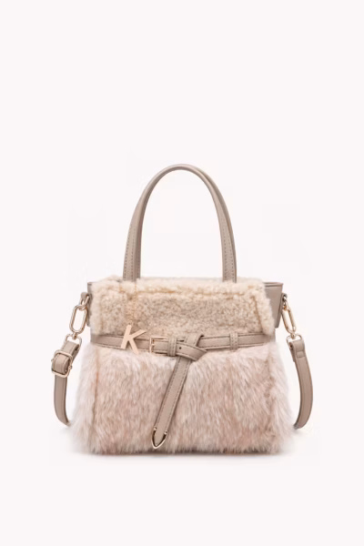 DUAL FAUX FUR TOTE BAG — ΤΣΑΝΤΕΣ (5)