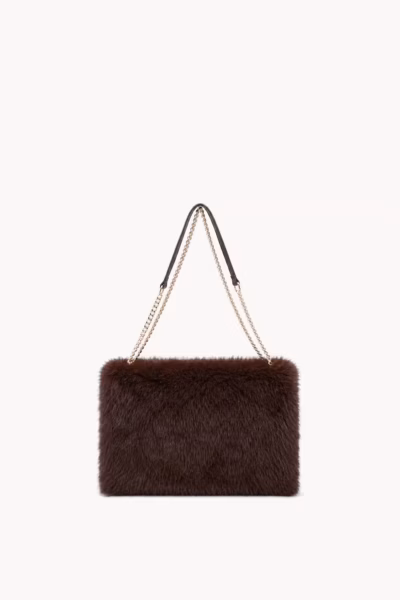 FAUX FUR FLAP BAG — ΤΣΑΝΤΕΣ (8)