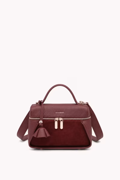 SUEDE-MIX VANITY CROSSBODY BAG — ΤΣΑΝΤΕΣ (6)