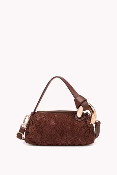 FLORAL LACE BAGUETTE BAG — ΤΣΑΝΤΕΣ