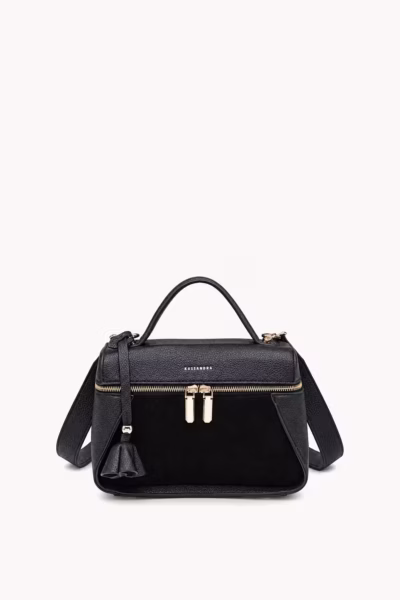 SUEDE-MIX VANITY CROSSBODY BAG — ΤΣΑΝΤΕΣ (5)