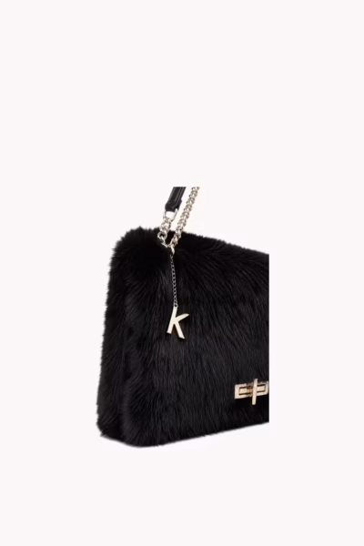 FAUX FUR FLAP BAG — ΤΣΑΝΤΕΣ (6)