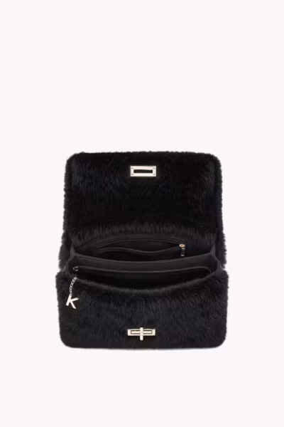 FAUX FUR FLAP BAG — ΤΣΑΝΤΕΣ (5)