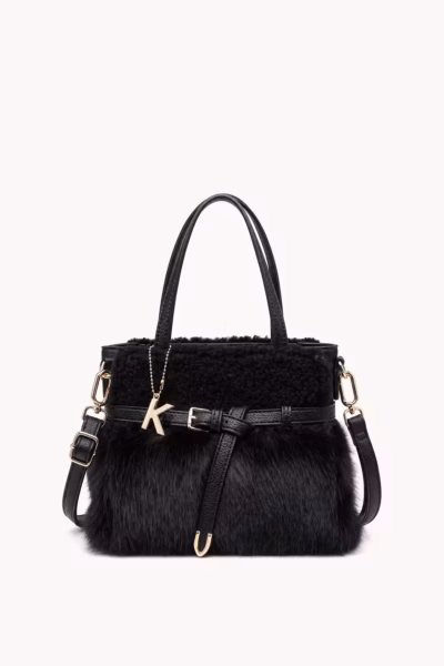 DUAL FAUX FUR TOTE BAG — ΤΣΑΝΤΕΣ (9)