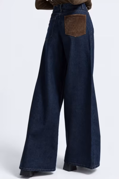 CORDUROY POCKET PALAZZO JEANS — ΠΑΝΤΕΛΟΝΙΑ (3)