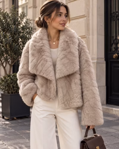 REVERSIBLE FAUX SUEDE & FUR JACJET — ΠΑΝΩΦΟΡΙΑ (2)